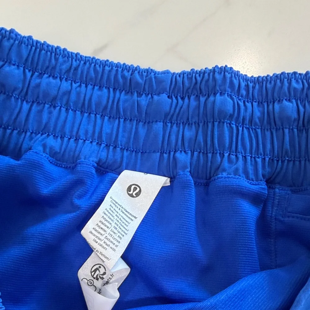 Lululemon Athletica Vibrant Blue Athletic Shorts - Picture 3 of 5